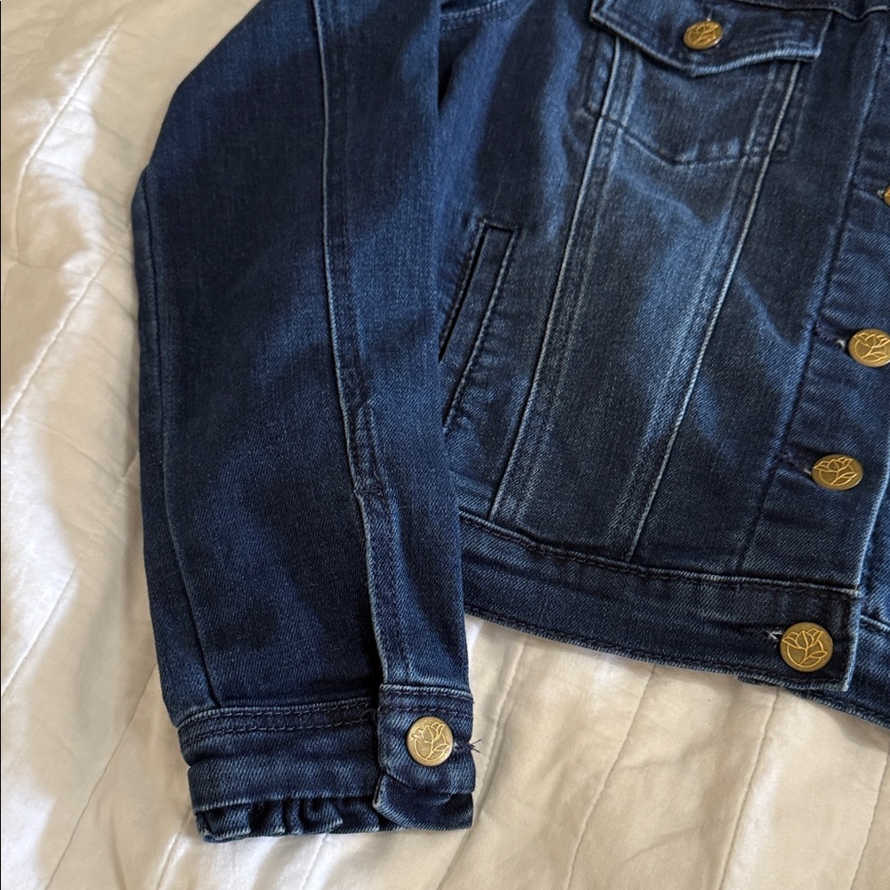 Draper James Dark Blue Jean Jacket: PRISTINE CONDITION - Picture 6 of 11